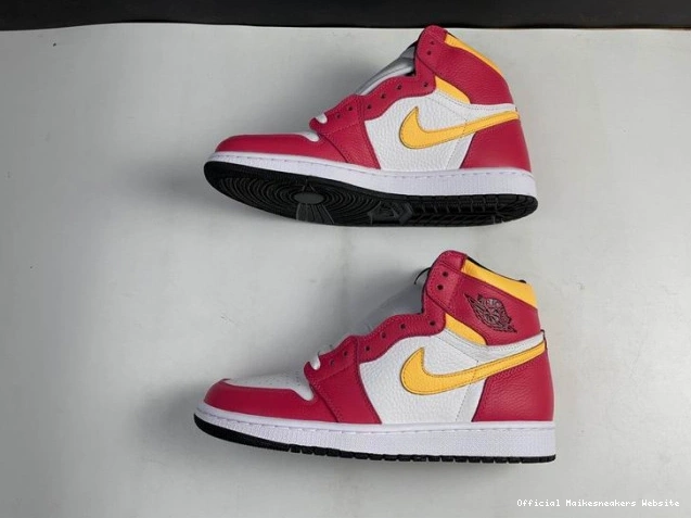 Official Maikesneakers High 1 Air Jordan Red 555088-603 Fusion OGLight 0713